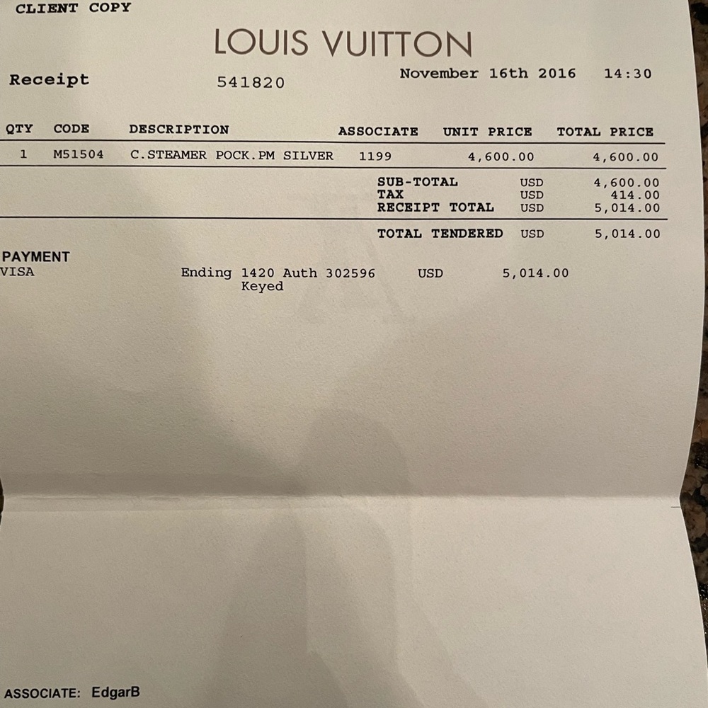 ❌❌❌SOLD❌❌❌LV Authentic, LOUIS VUITTON ~ CITY STEAMER POCKET PM, LIMITED EDITION - Picture 5 of 17